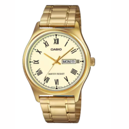 Casio General MTP-V006G-9B Quartz Gold-Tone Stainless Steel Men's Watch
